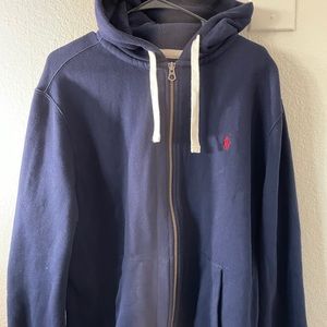 Polo zip up hoodie